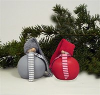 Tomte &#39;Joppe&#39; grå 80 mm